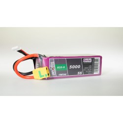 TopFuel LiPo 20C-ECO-X 5000mAh 5S  connecteur EC5