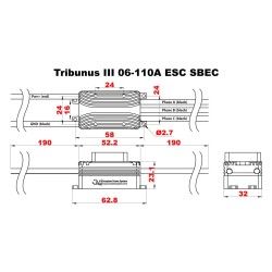 SCORPION TRIBUNUS III 06-110A (12V-SBEC) ESC 3-6S