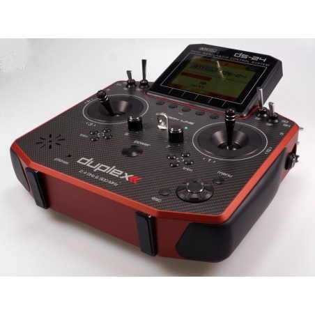 JETI handheld transmitter DS-24 Carbon Line Dark Orange Multimode